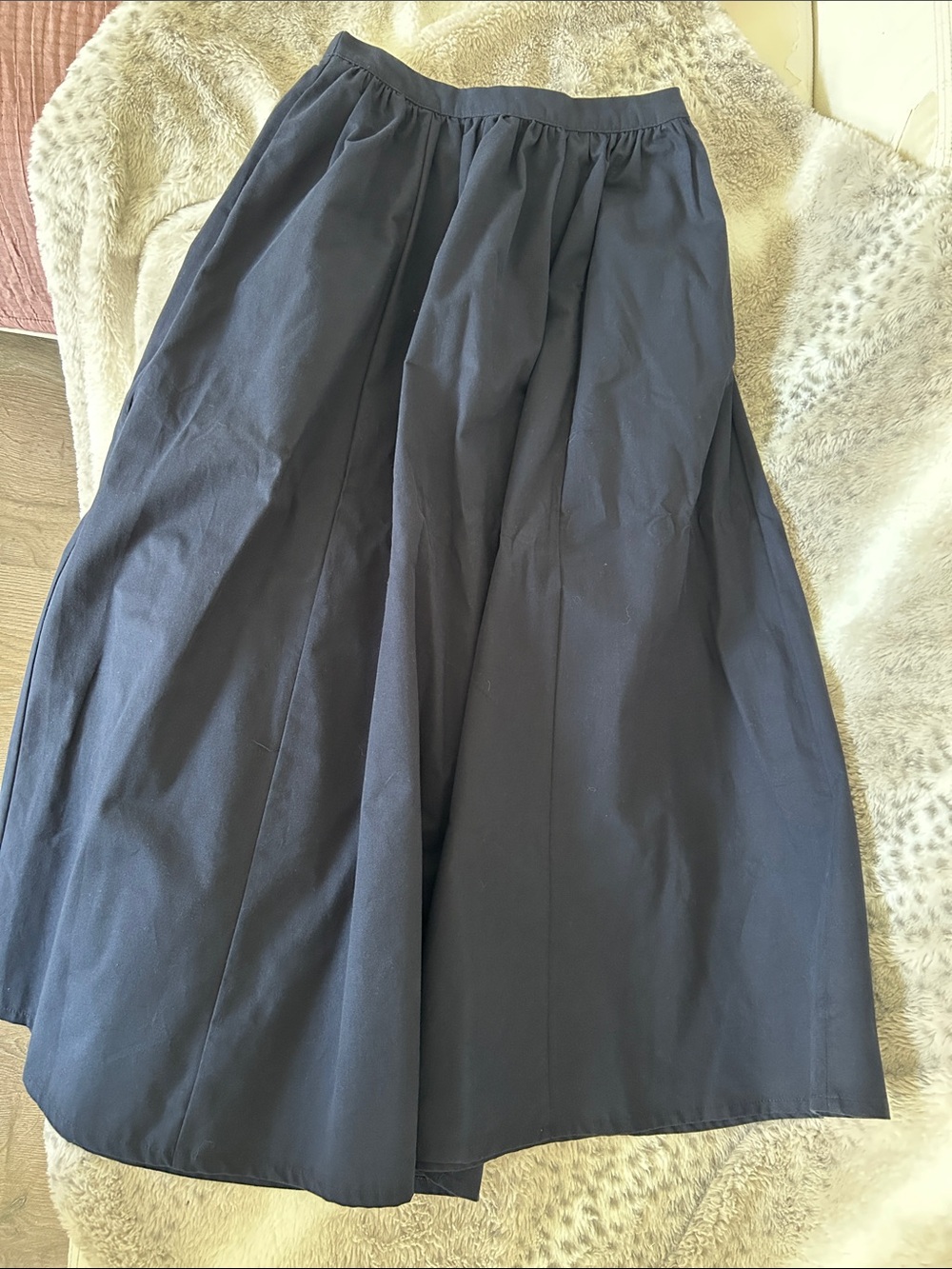 Maeve blue Full A-Line Skirt NWOT